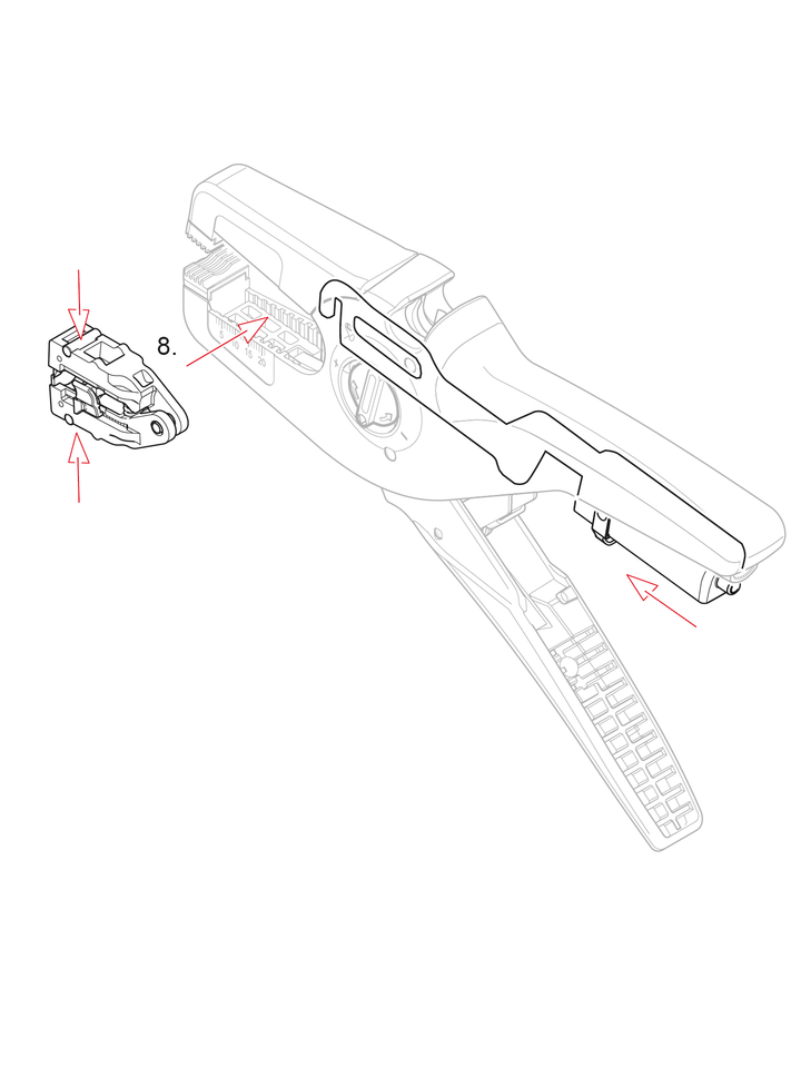 12 49 31 Ersatzmesserblock für 12 52 195 (PreciStrip 16)