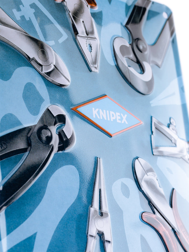 KNIPEX Retro Wandschild Multi