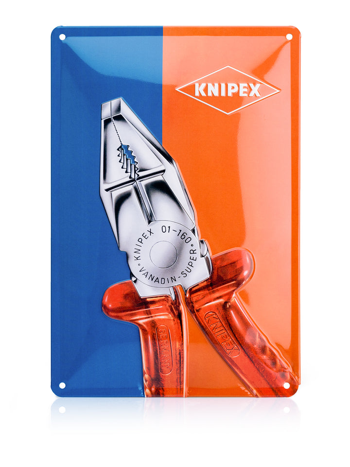 KNIPEX Retro Wandschild Kombizange