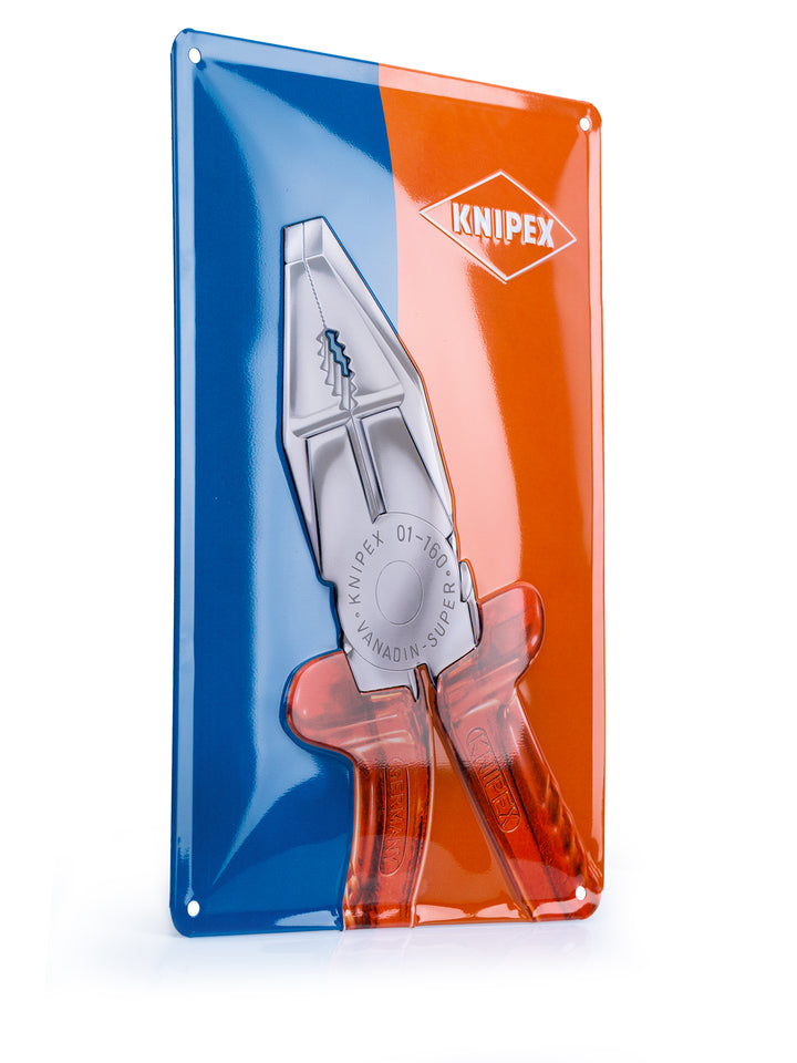 KNIPEX Retro Wandschild Kombizange